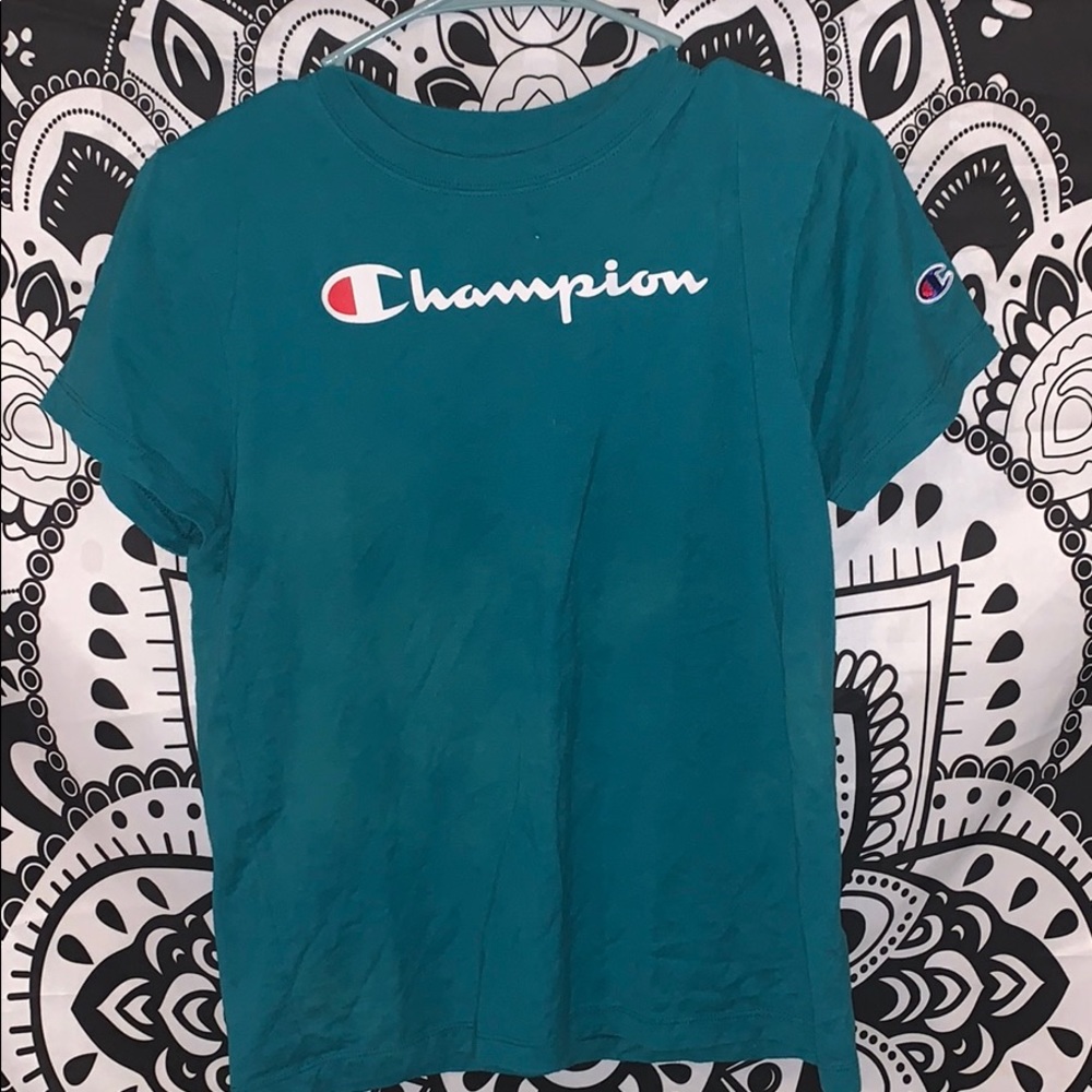 Short Sleeve Blue Champion Shirt